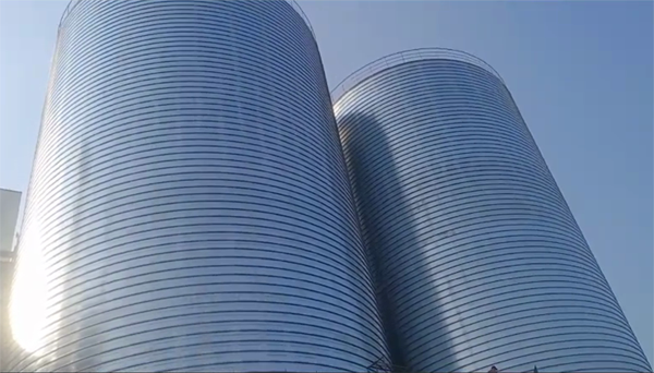 市南2座混凝土高架卷板仓